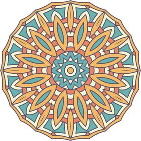 复古花纹图案