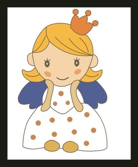 手绘卡通女孩动画