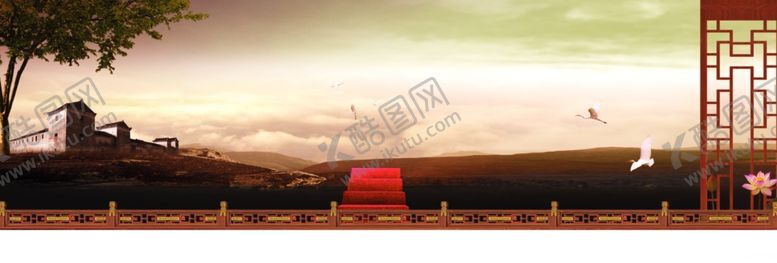 编号：57670810111256087300【酷图网】源文件下载-中式地产户外