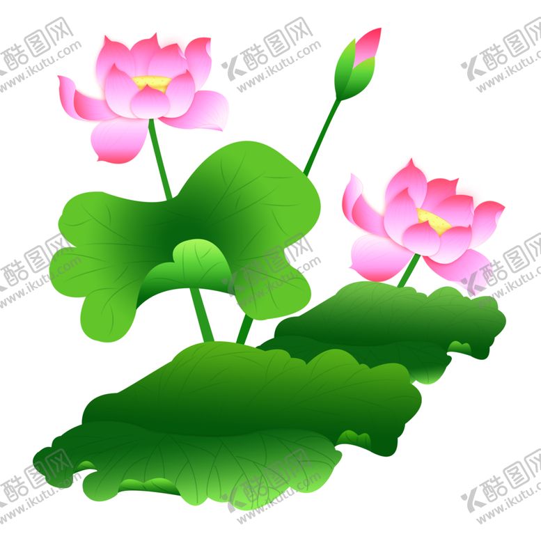 编号：77015804161536041960【酷图网】源文件下载-荷花元素