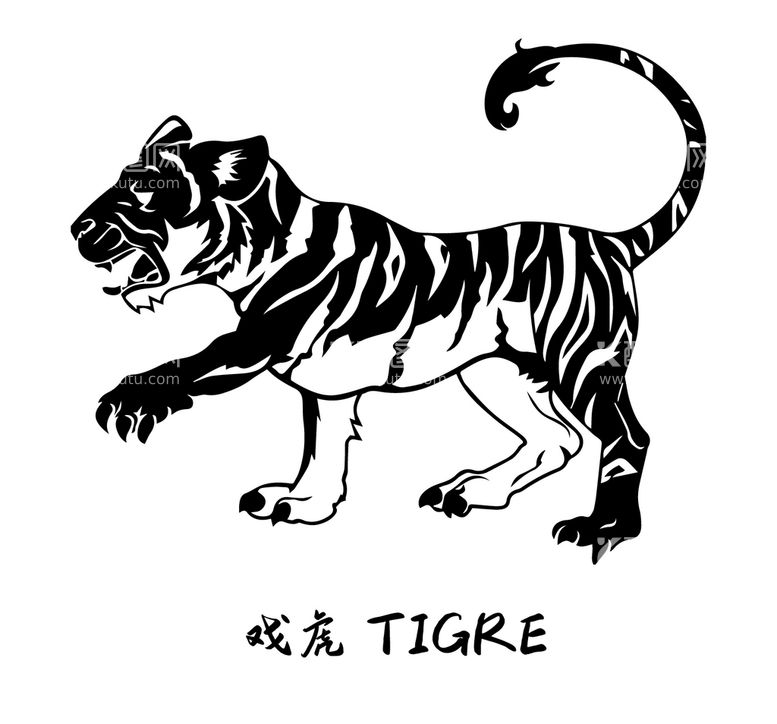 编号：80362110020921302068【酷图网】源文件下载-虎 tiger