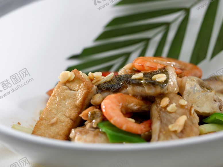 编号：02895309290024329017【酷图网】源文件下载-豆干大虾鱼块