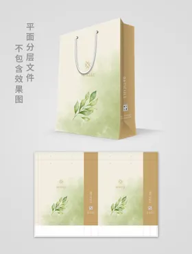 手提袋食品包装餐饮零食