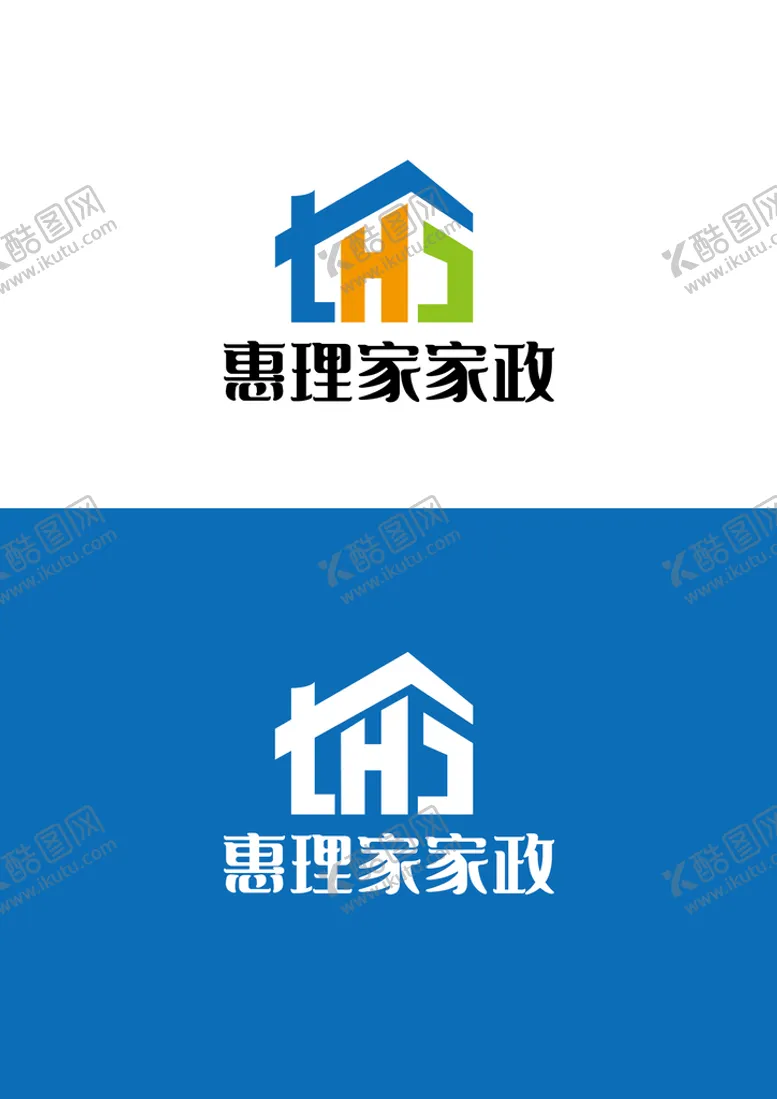 编号：42063809190556085763【酷图网】源文件下载-家政标识设计