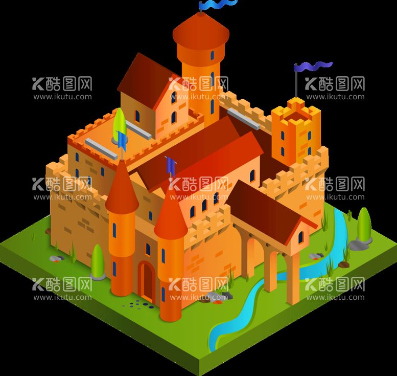 编号：46971111141812282752【酷图网】源文件下载-城堡免抠图