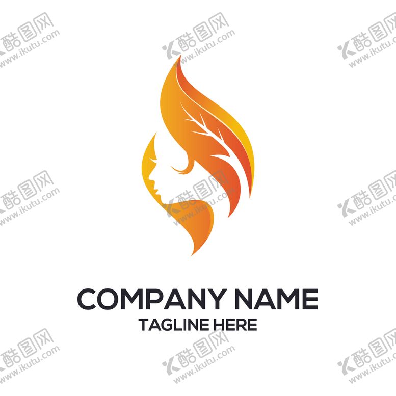 编号：12894410181854529338【酷图网】源文件下载-女性logo