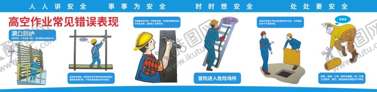 编号：89977011262337128613【酷图网】源文件下载-工地安全漫画