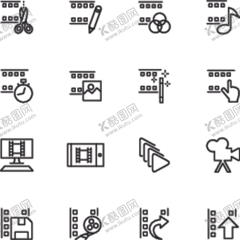 编号：42487106281547456127【酷图网】源文件下载-线性图标