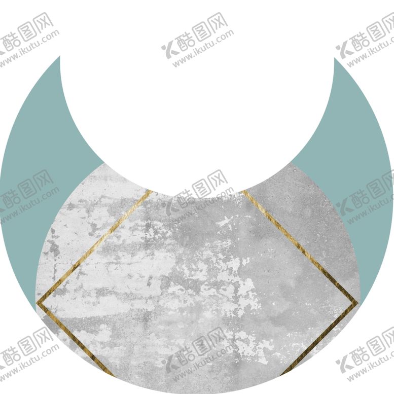 编号：27751001170359167556【酷图网】源文件下载-水彩简约圆形挂画装饰画