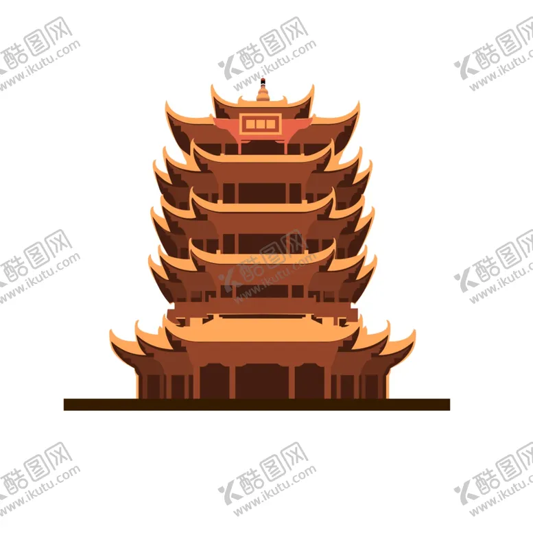 编号：58456905011351551823【酷图网】源文件下载-城市地标武汉黄鹤楼中国
