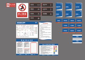工厂内部导视牌设计