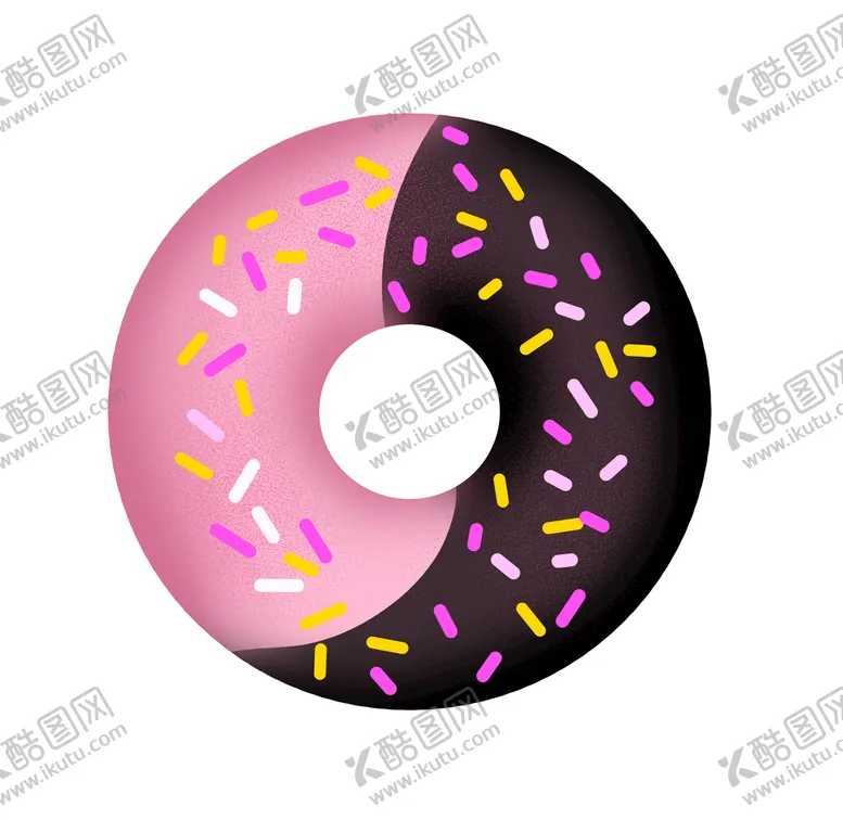 编号：53290110102220438093【酷图网】源文件下载-卡通甜甜圈