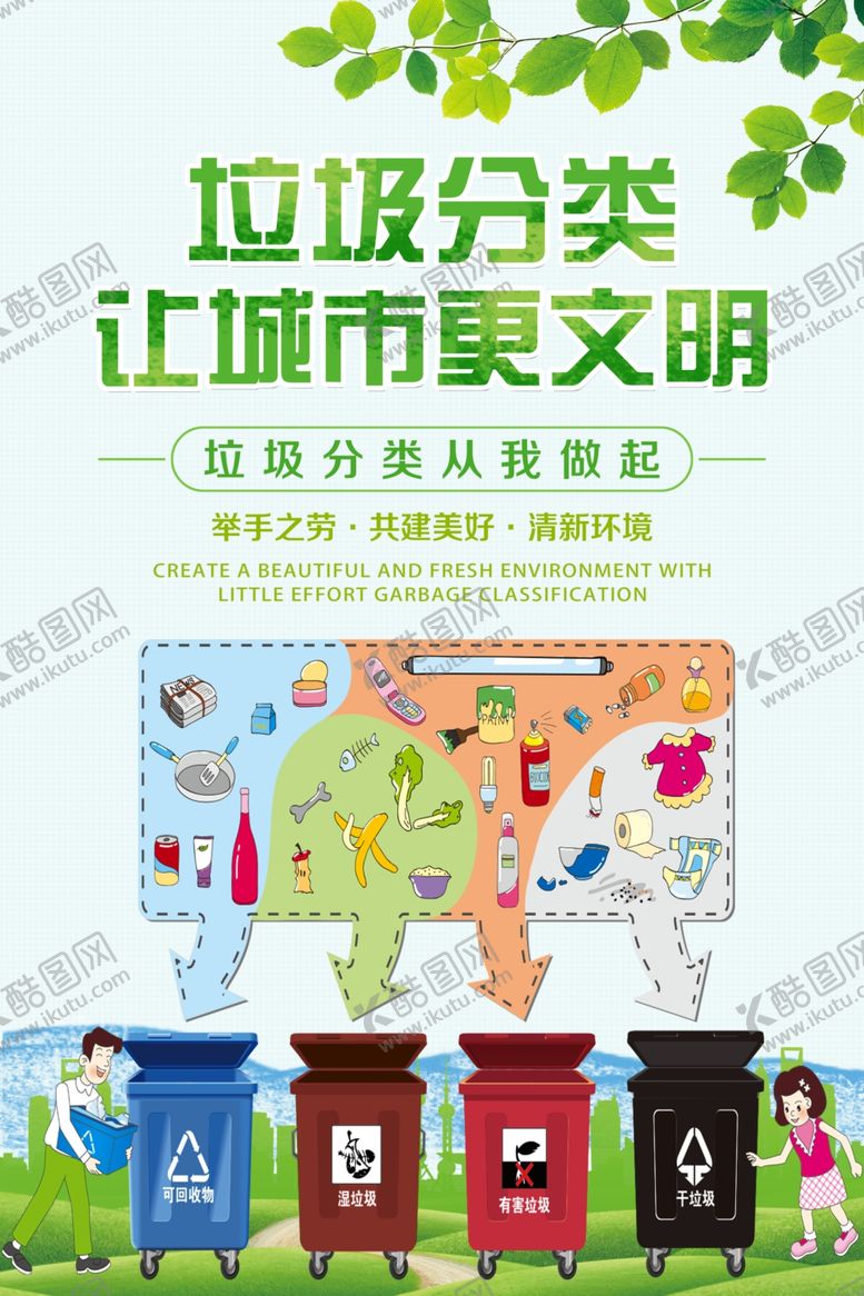 编号：93239510252235268502【酷图网】源文件下载-垃圾分类