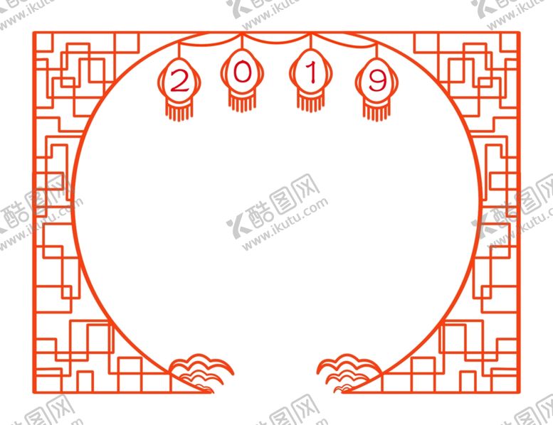 编号：14242106151412409227【酷图网】源文件下载-古风边框