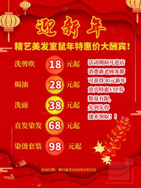 迎新年美发