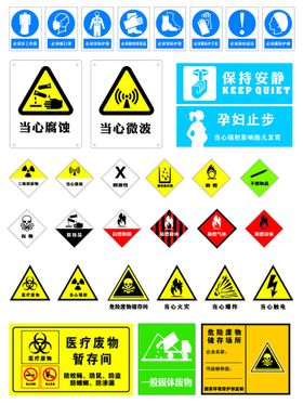 医院各种提示警示告知标识牌