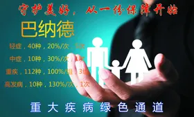 保险名片重疾险巴纳德
