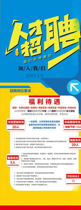 招聘展架