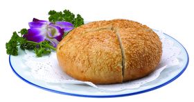 葱油大麻饼