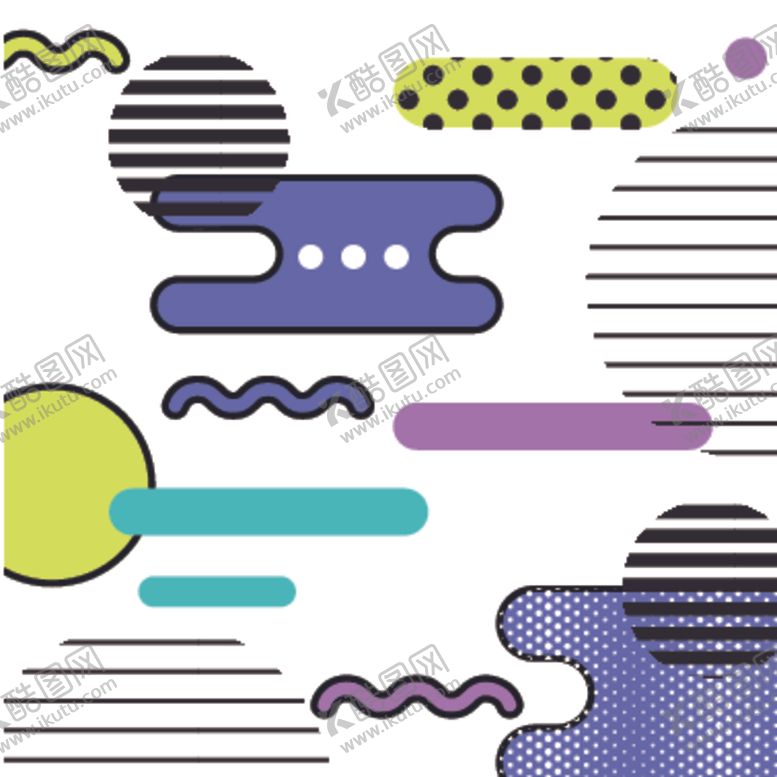 编号：37633909091443089275【酷图网】源文件下载-复古创意拼接图案