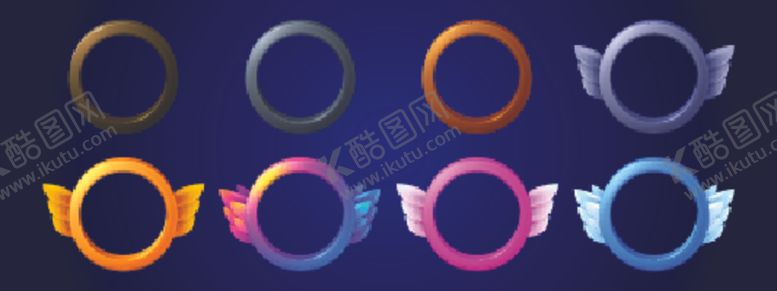 编号：30950002180227034637【酷图网】源文件下载-头像等级框
