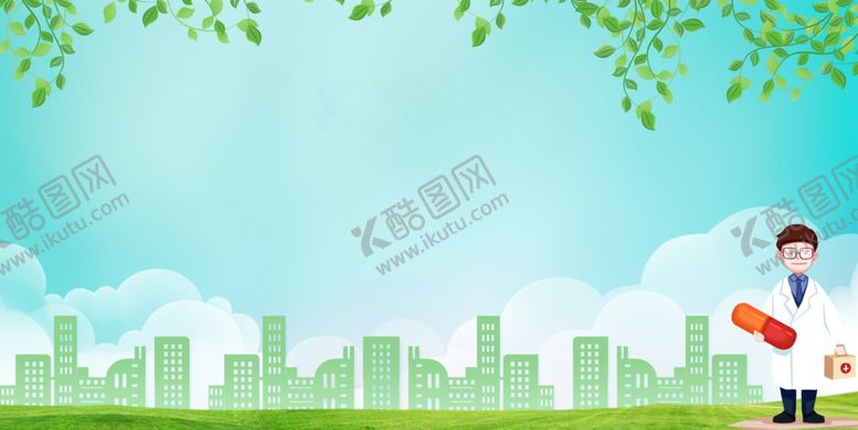 编号：23112109260027143331【酷图网】源文件下载-绿色展板背景