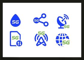 5G信号图标