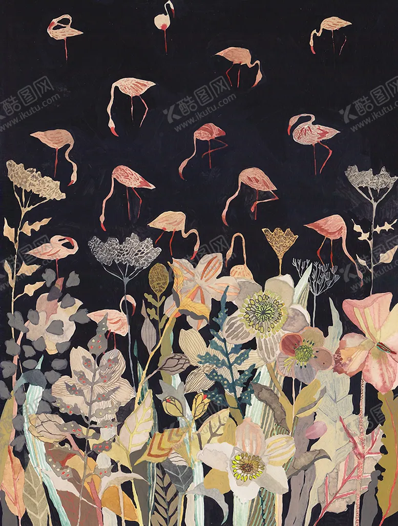 编号：33532306291437251134【酷图网】源文件下载-北欧风格淡色水彩画