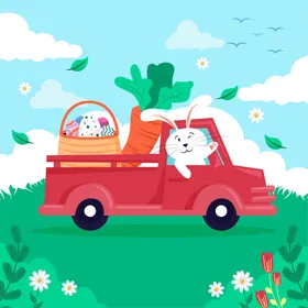 可爱兔子背景卡哇伊小白壁纸小