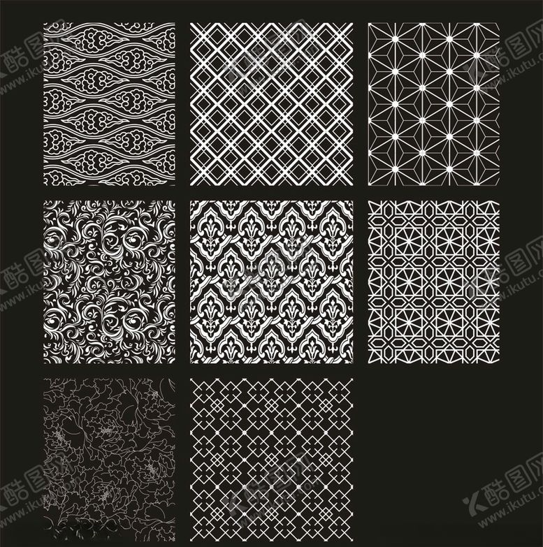 编号：75325009300632101847【酷图网】源文件下载-中式花纹