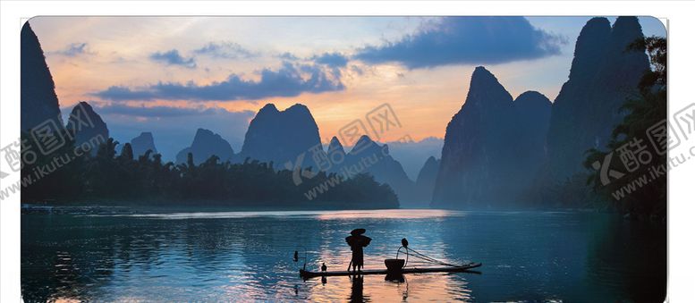 编号：75215109251925009290【酷图网】源文件下载-桂林高清山水画