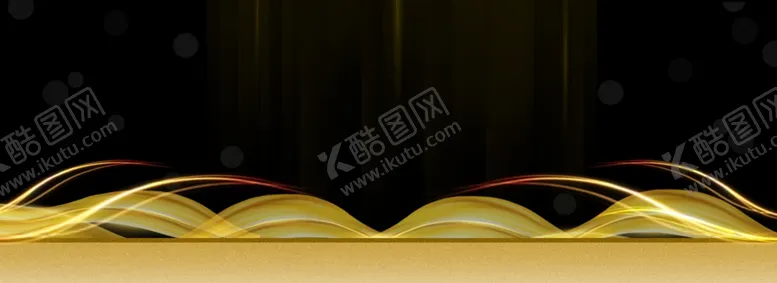 编号：49764705010541092213【酷图网】源文件下载-唯美科技黑金金融背景图