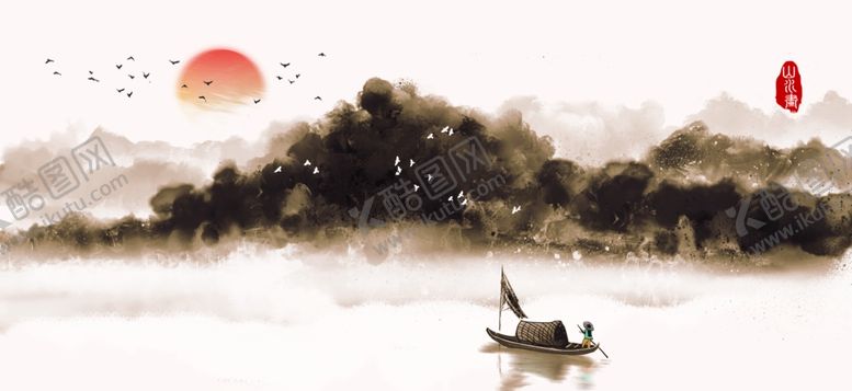 编号：78643209191213328701【酷图网】源文件下载-水墨画