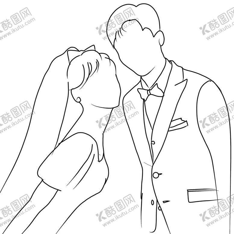 编号：09743209220436532718【酷图网】源文件下载-人像婚礼logo