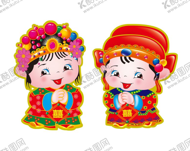 编号：16559610082222159238【酷图网】源文件下载-新郎新娘