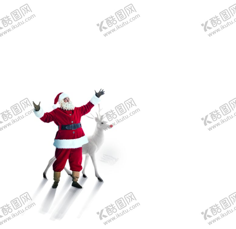 编号：88970310130018205908【酷图网】源文件下载-圣诞老人麋鹿