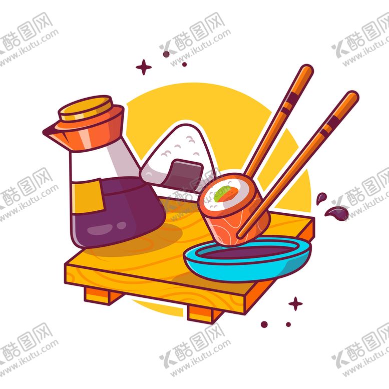 编号：09581409181054066910【酷图网】源文件下载-日料插画