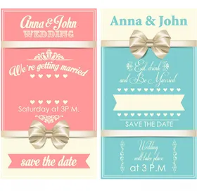 婚礼请柬设计模板