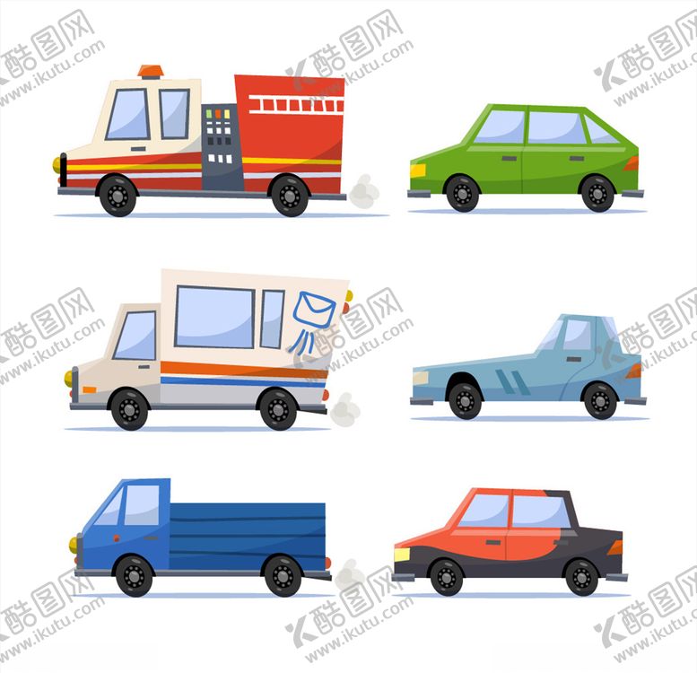 编号：14331610280932197535【酷图网】源文件下载-卡通汽车