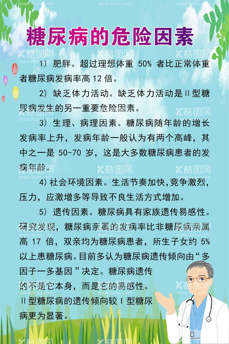 编号：65871511261707119332【酷图网】源文件下载-糖尿病的危险因素