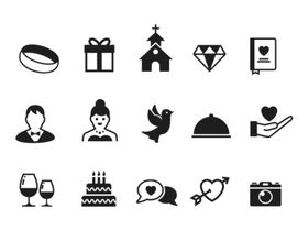 深情铁塔约会图标