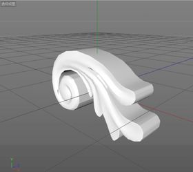 C4D模型欧式雕花
