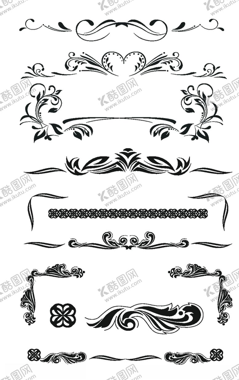 编号：71168710091339194143【酷图网】源文件下载-古典花纹合集