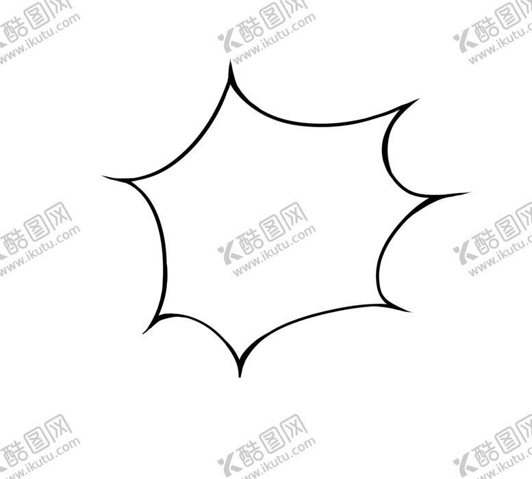 编号：36332809130043432373【酷图网】源文件下载-手绘线条气泡对话框png