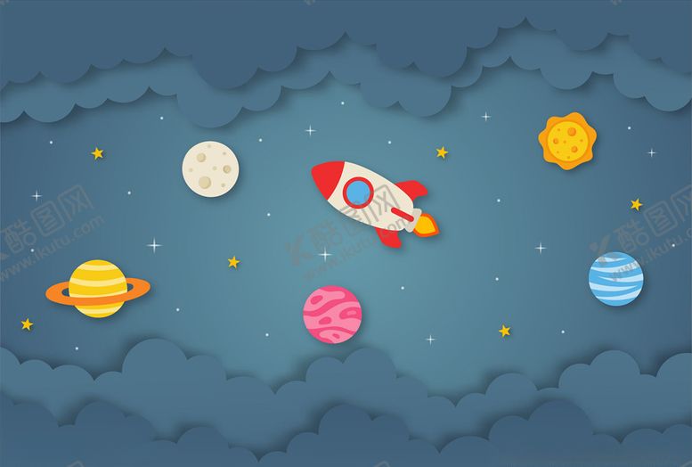 编号：10465609291015019477【酷图网】源文件下载-太空火箭