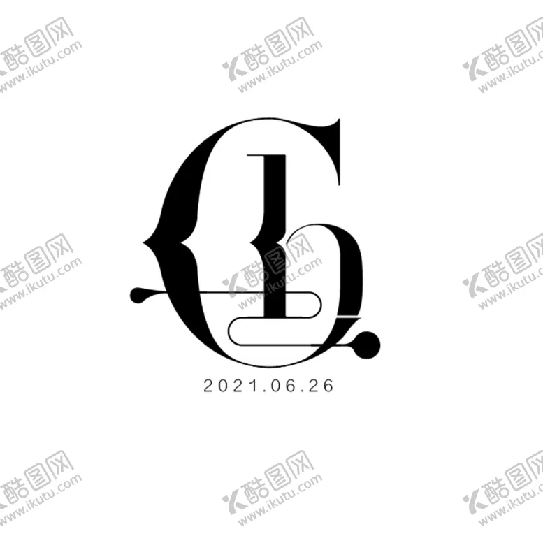 编号：52397809191650328759【酷图网】源文件下载-新中式婚礼logo