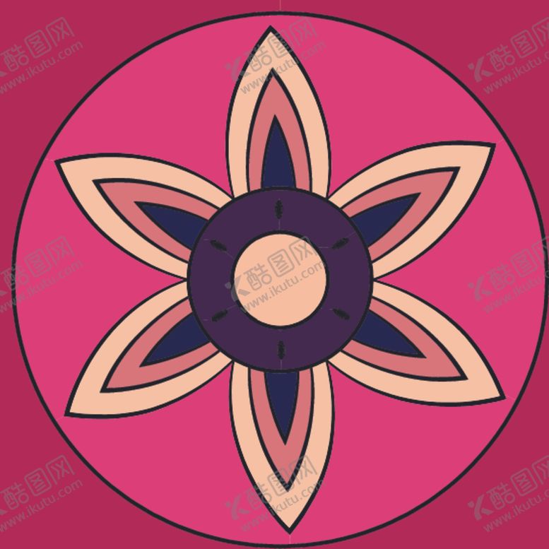 编号：72585209171354043583【酷图网】源文件下载-波西米亚风格花纹图案