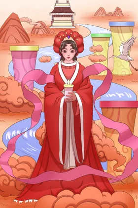 国潮中风海报X展架文化挂画