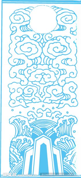 矢量浪花