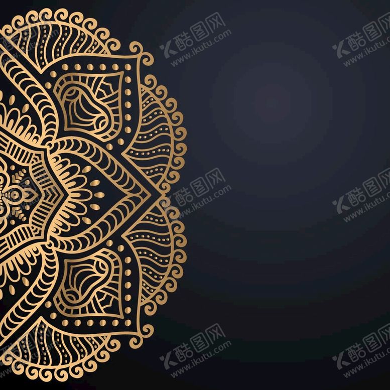编号：52076810070858015709【酷图网】源文件下载-金色古典花纹